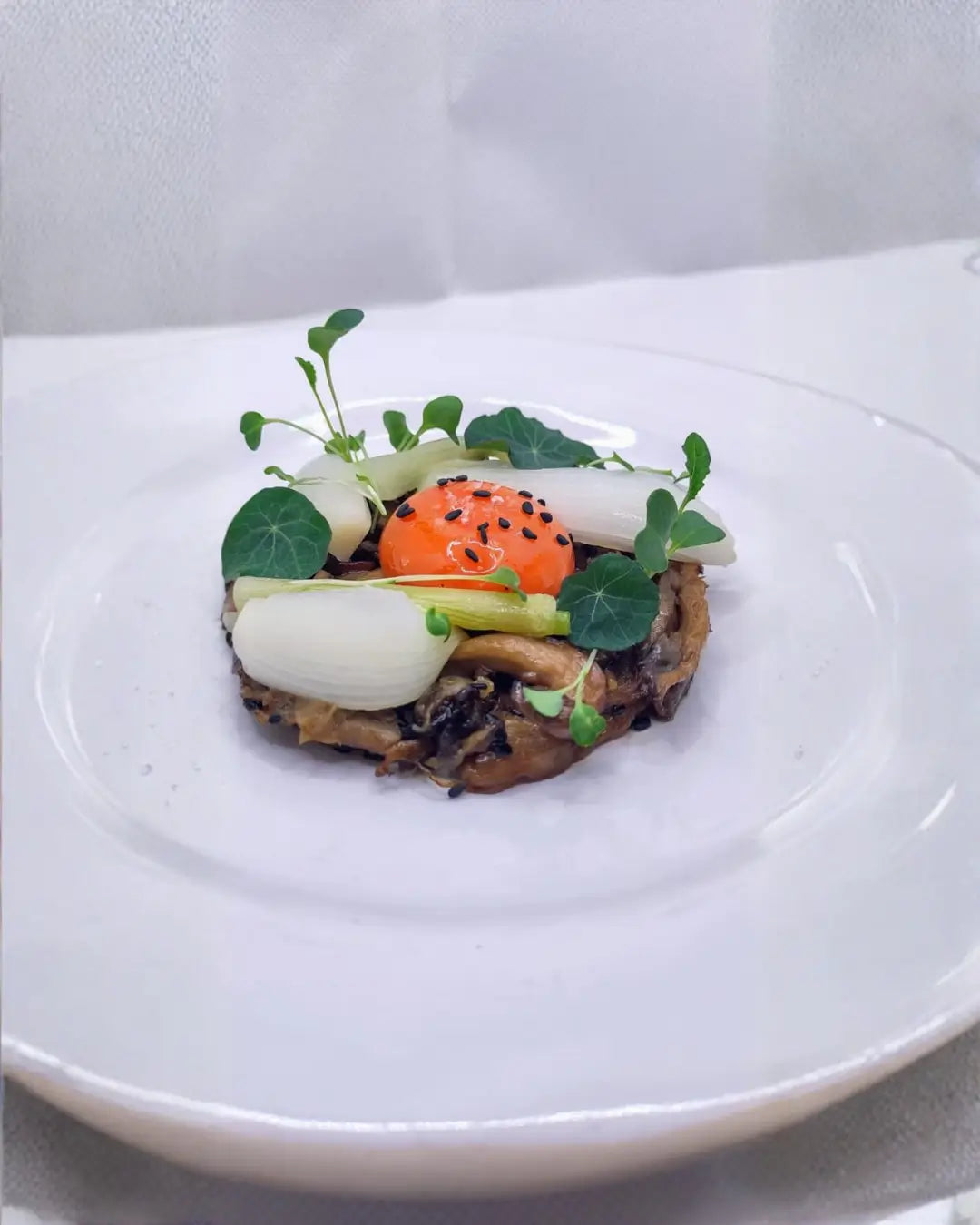 Mushroom glazed with teriyaki sauce